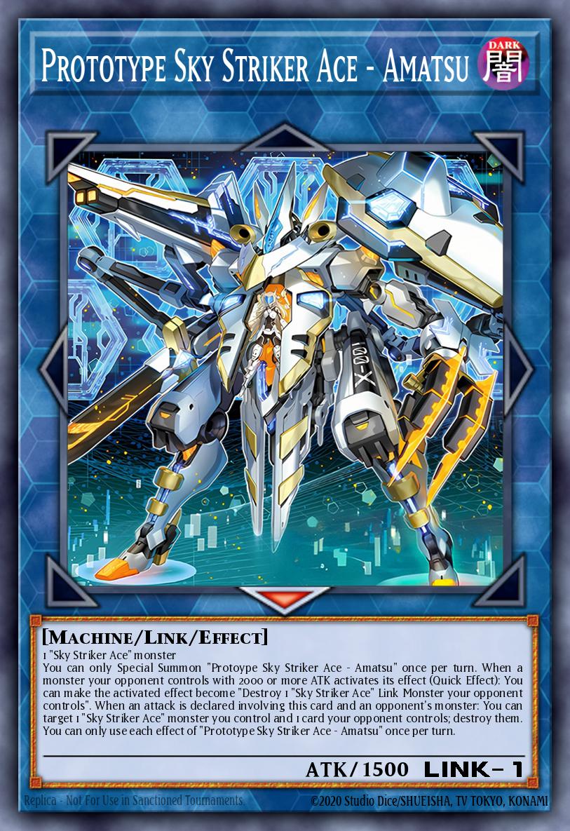 Prototype Sky Striker Ace - Amatsu - L26D-ENS35 - 1st Edition - Ultra Rare