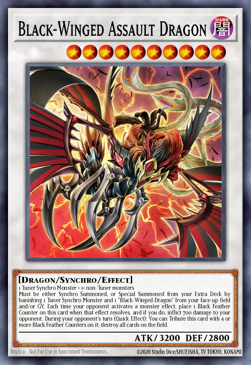 Black-Winged Assault Dragon - L5DD-ENC33 - 1st Edition - Common