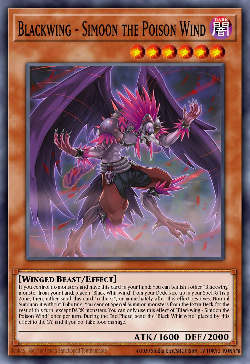 Blackwing - Simoon the Poison Wind - L5DD-ENC10 - 1st Edition - Common