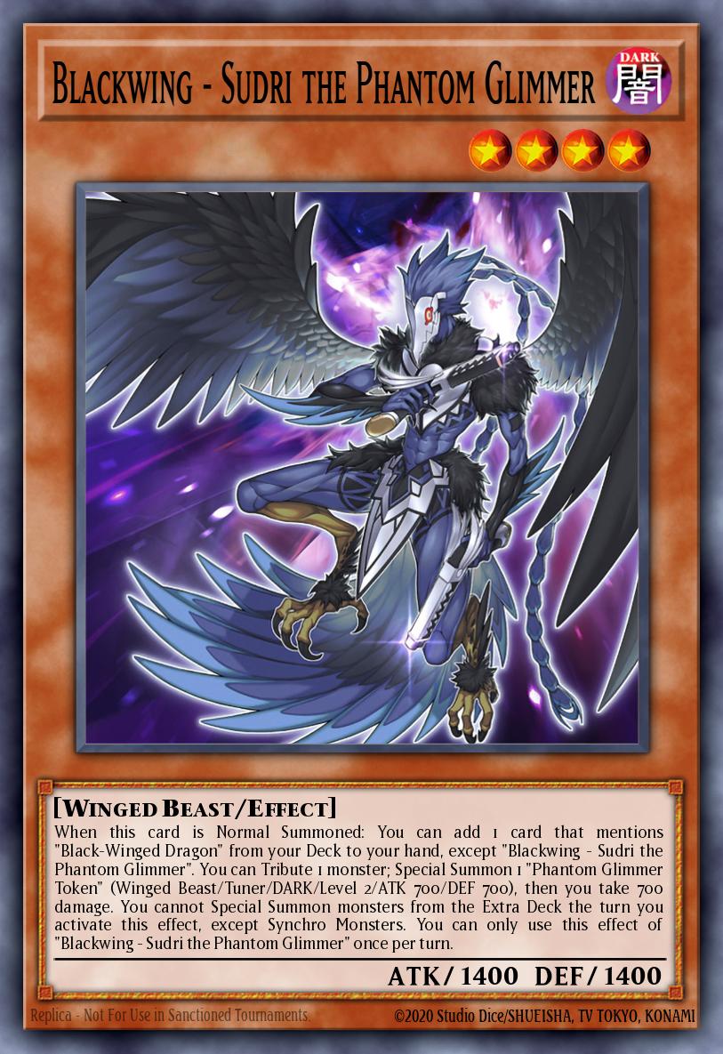 Blackwing - Sudri the Phantom Glimmer - L5DD-ENC15 - 1st Edition - Common