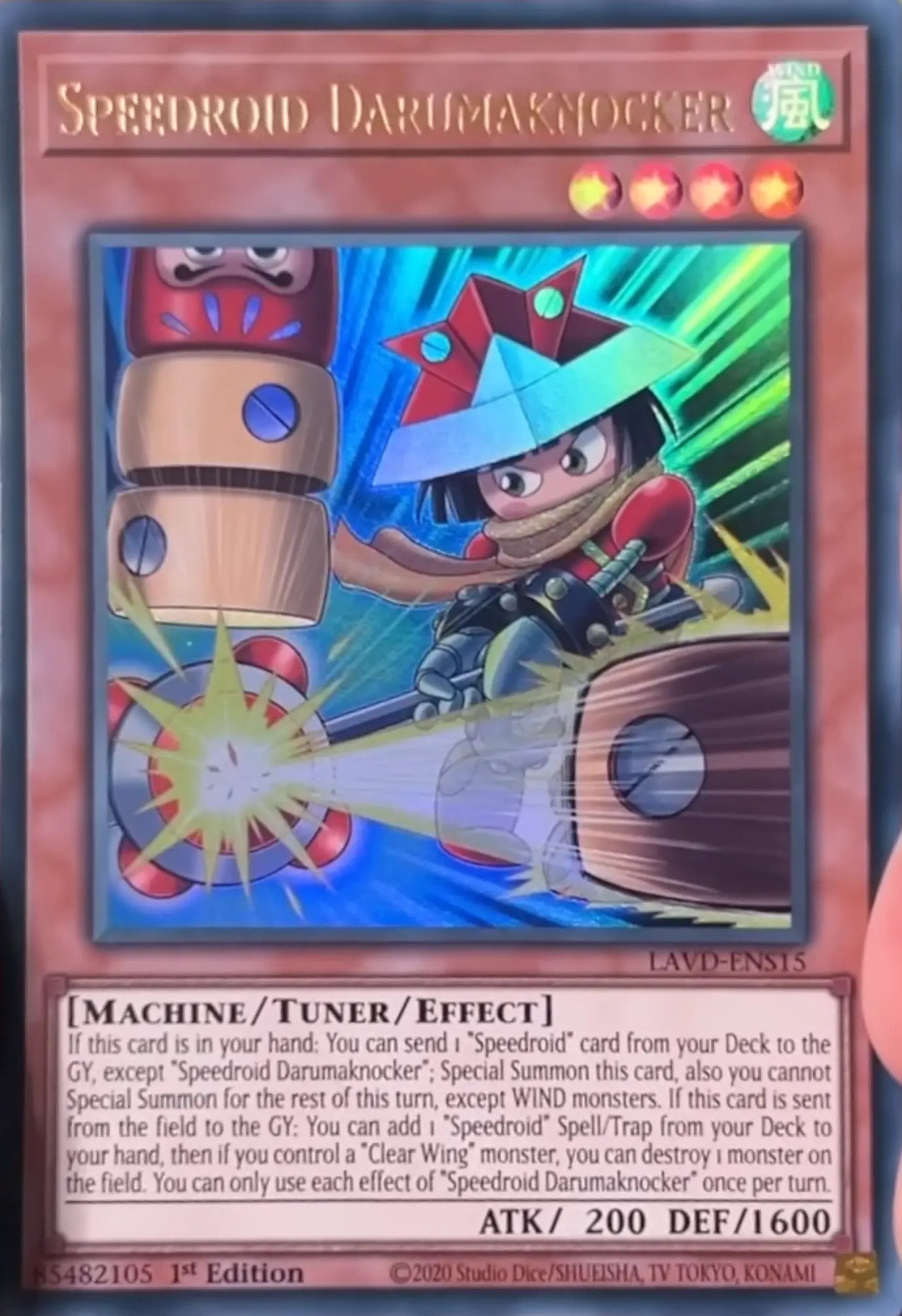 Speedroid Darumaknocker - LAVD-ENS15 - 1st Edition - Common