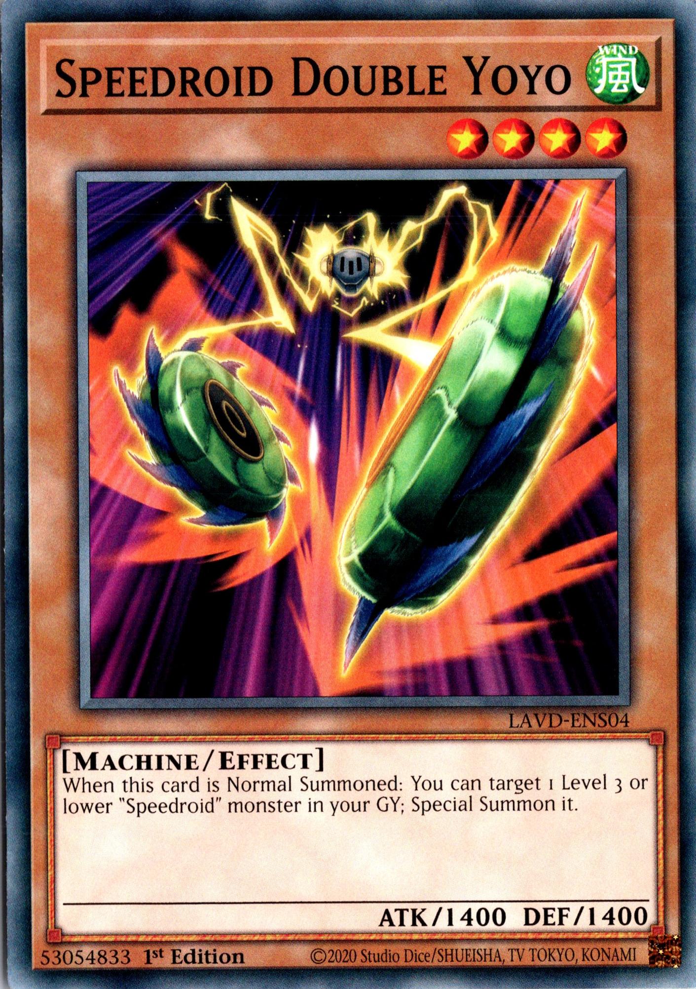 Speedroid Double Yoyo - LAVD-ENS04 - 1st Edition - Common