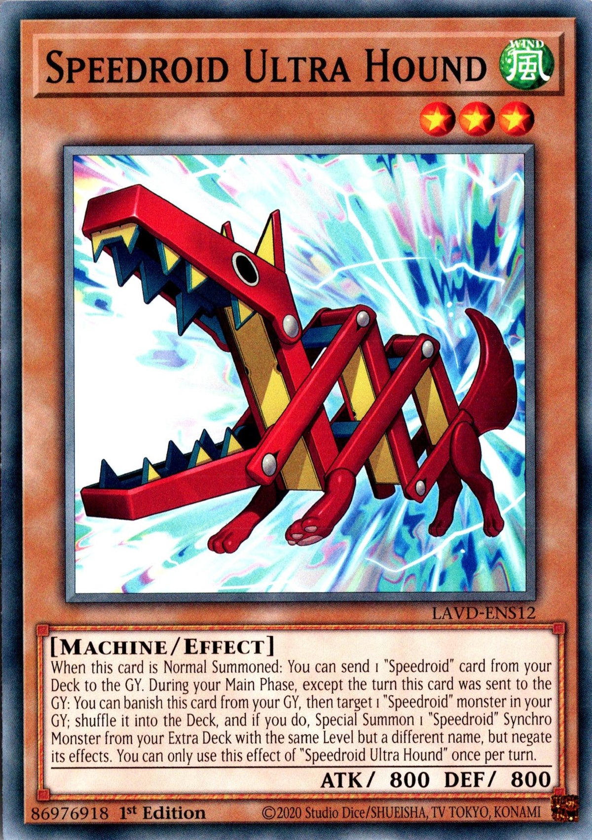 Speedroid Ultra Hound - LAVD-ENS12 - 1st Edition - Common