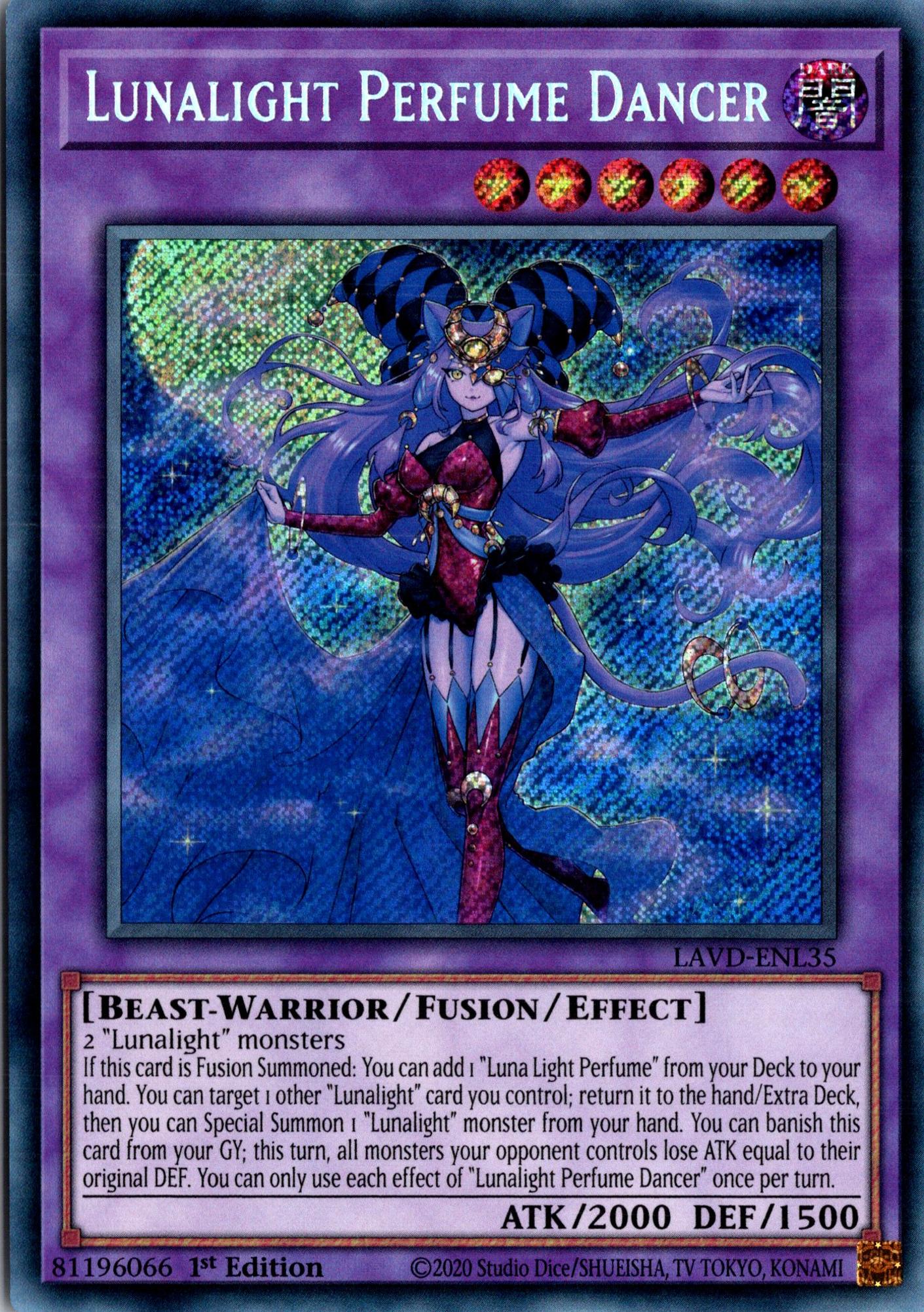 Lunalight Perfume Dancer - LAVD-ENL35 - 1st Edition - Secret Rare