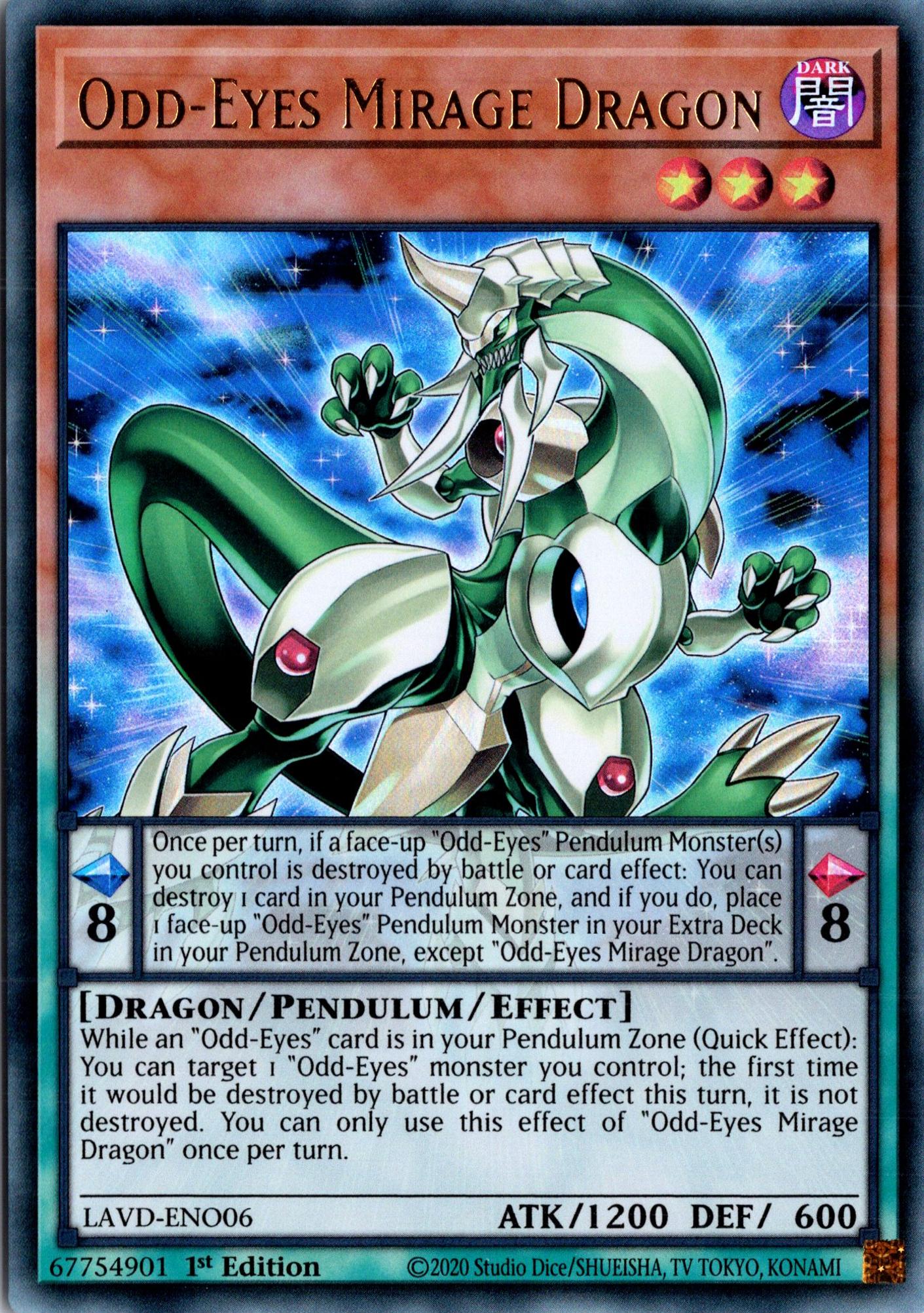 Odd-Eyes Mirage Dragon - LAVD-ENO06 - 1st Edition - Ultra Rare
