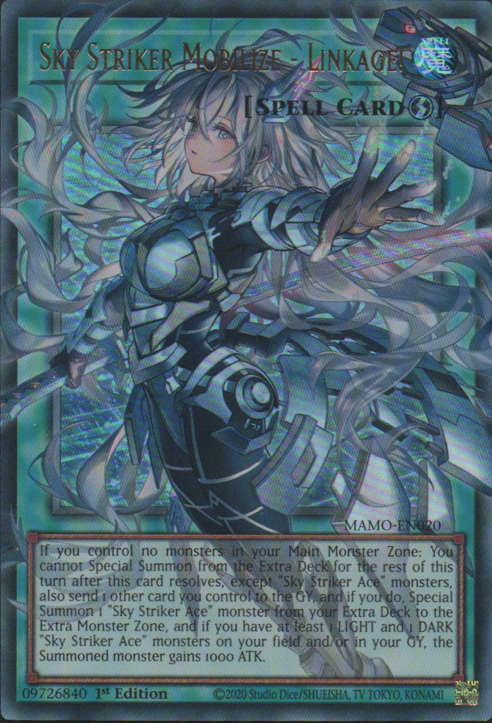 Sky Striker Mobilize - Linkage! (extended art) - MAMO-EN020 - 1st Edition - Ultra Rare