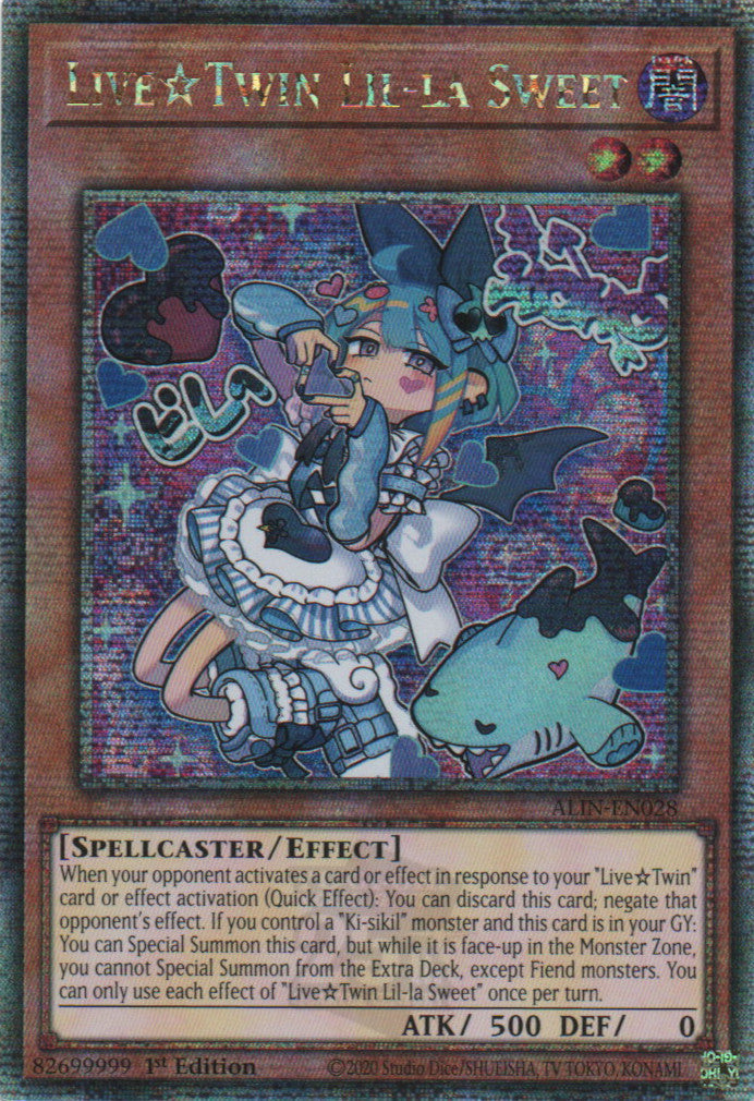 Live?Twin Lil-la Sweet - ALIN-EN028 - 1st Edition - Quarter Century Secret Rare