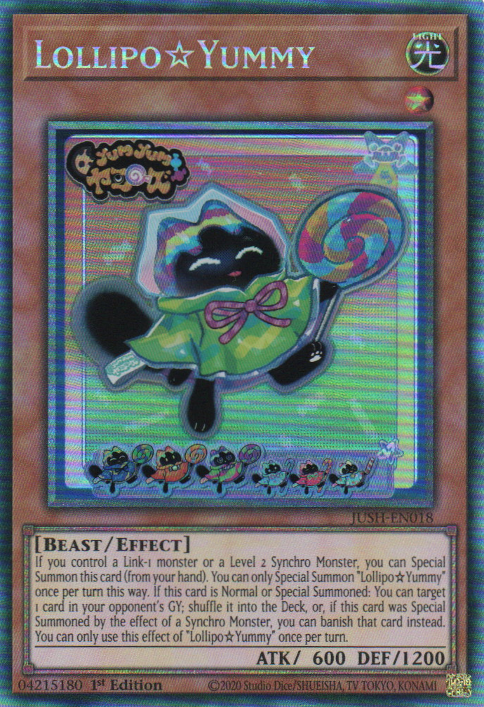 Lollipo Yummy - JUSH-EN018 - 1st Edition - Collector's Rare