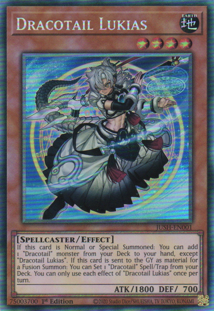 Dracotail Lukias - JUSH-EN001 - 1st Edition - Collector's Rare