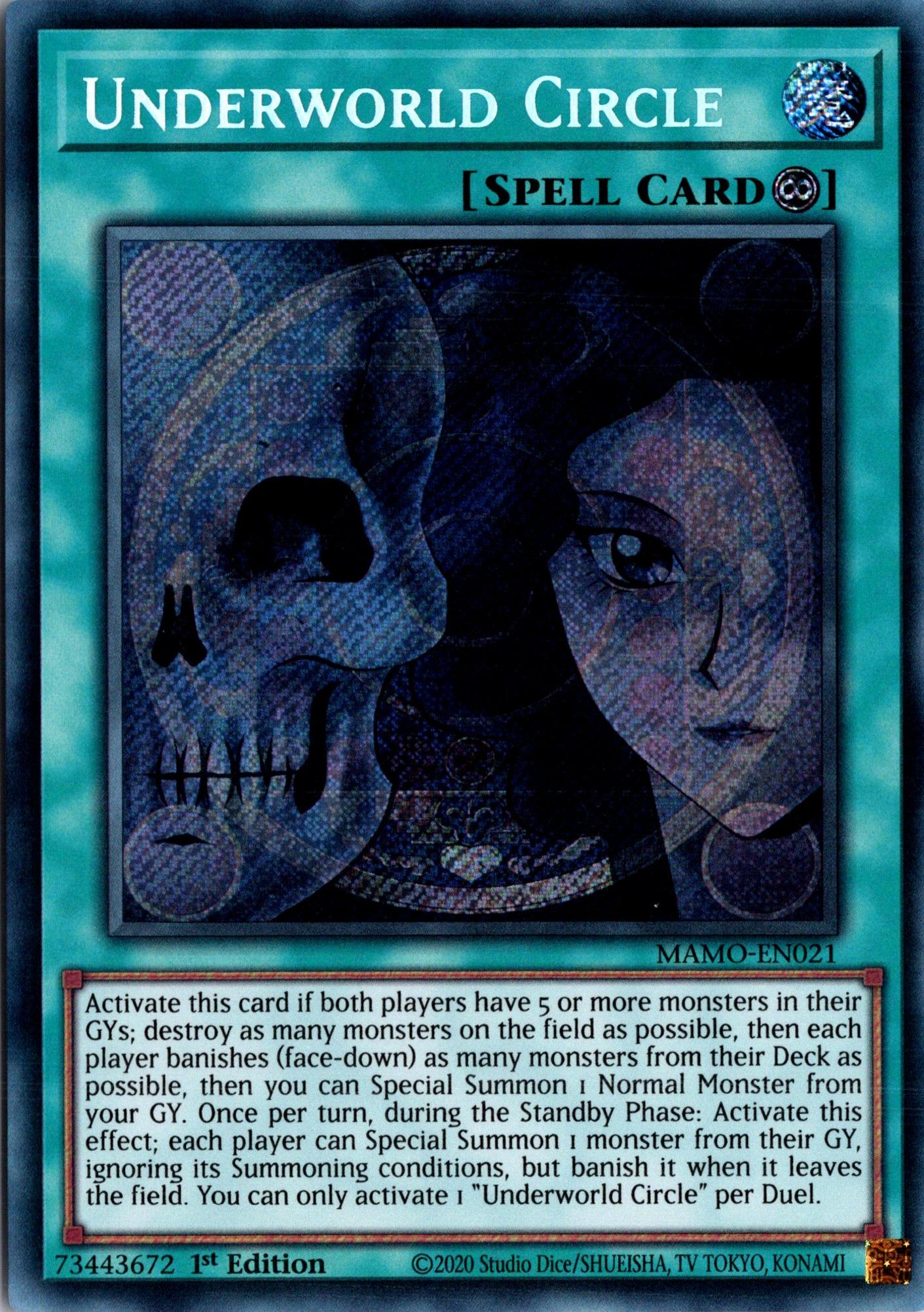 Underworld Circle - MAMO-EN021 - 1st Edition - Secret Rare