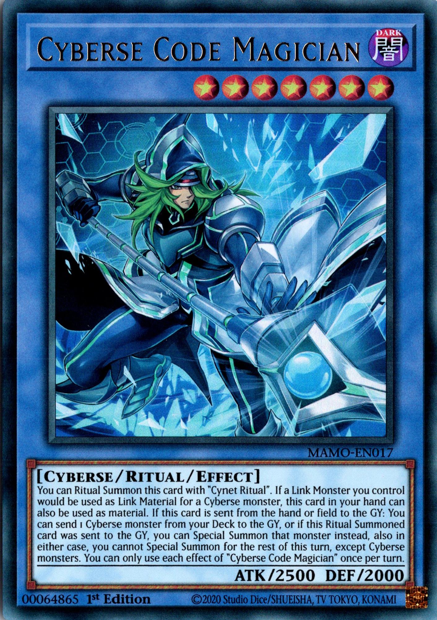 Cyberse Code Magician - MAMO-EN017 - 1st Edition - Ultra Rare