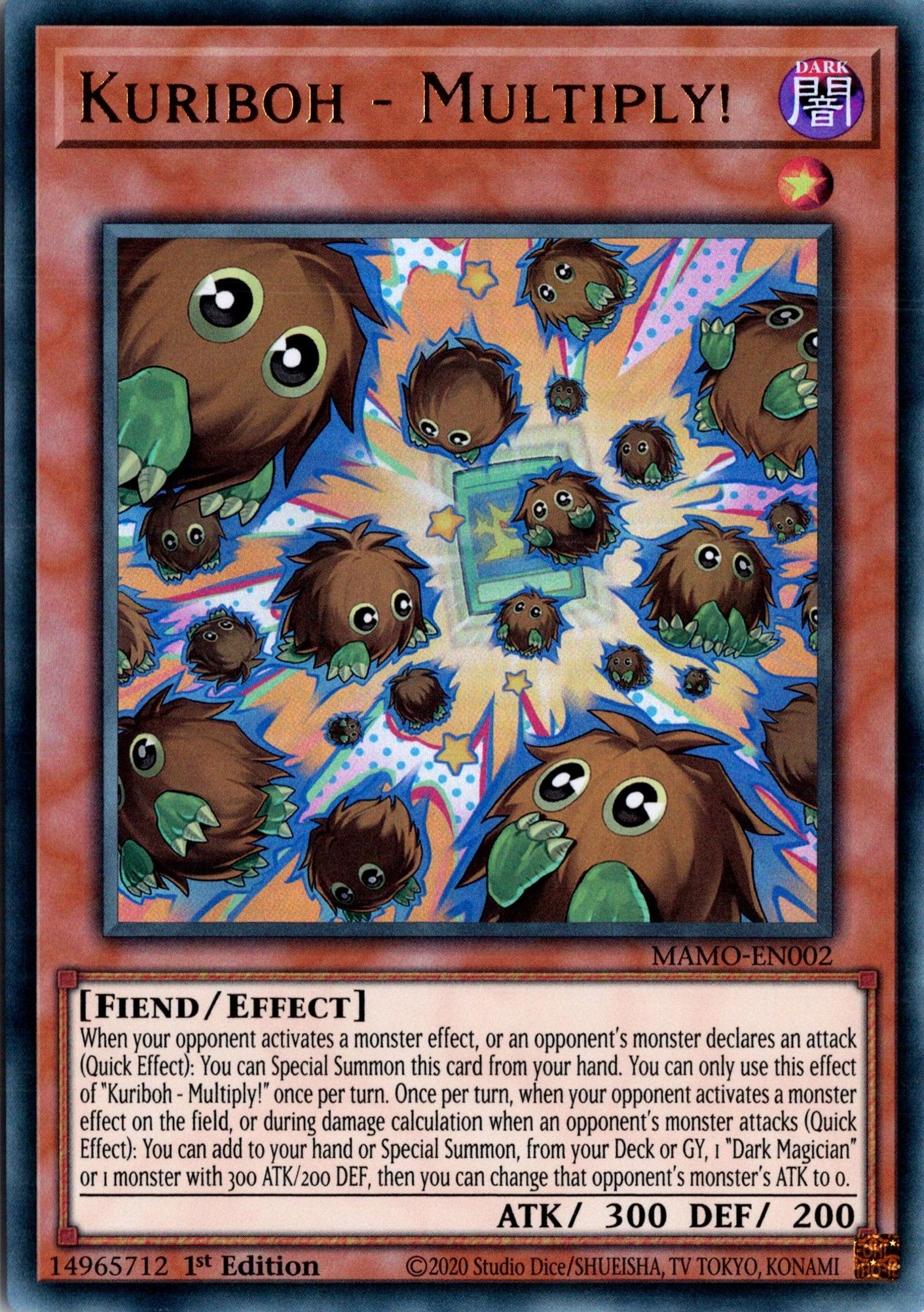 Kuriboh - Multiply! - MAMO-EN002 - 1st Edition - Ultra Rare
