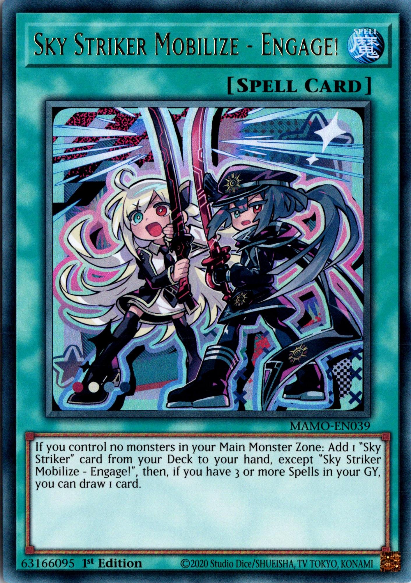 Sky Striker Mobilize - Engage! (Chibi Art) - MAMO-EN039 - 1st Edition - Ultra Rare