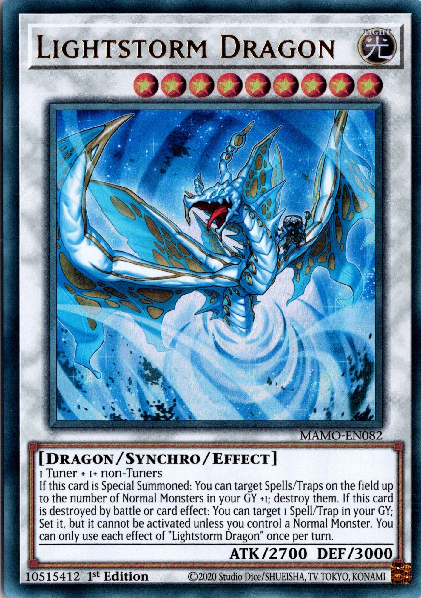 Lightstorm Dragon - MAMO-EN082 - 1st Edition - Ultra Rare