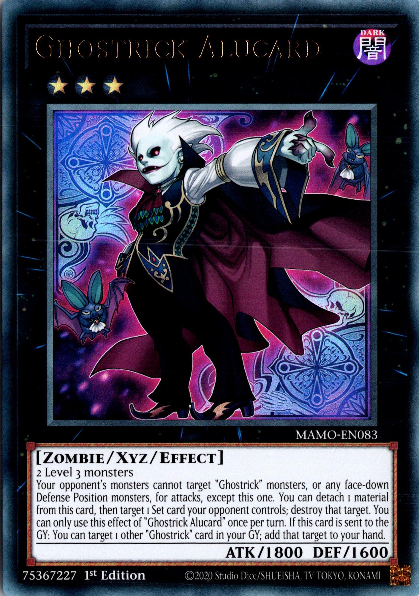 Ghostrick Alucard - MAMO-EN083 - 1st Edition - Ultra Rare