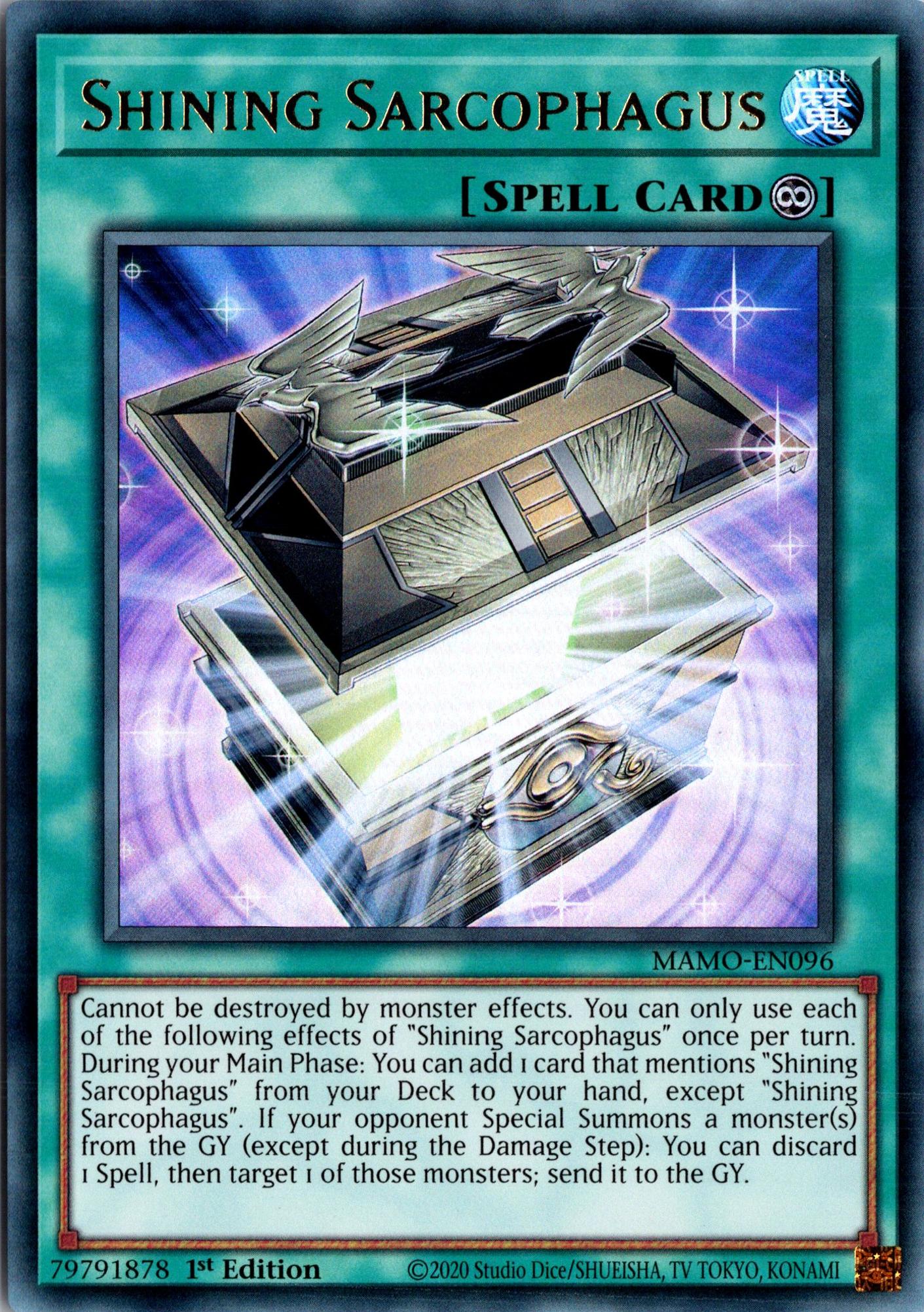 Shining Sarcophagus - MAMO-EN096 - 1st Edition - Ultra Rare