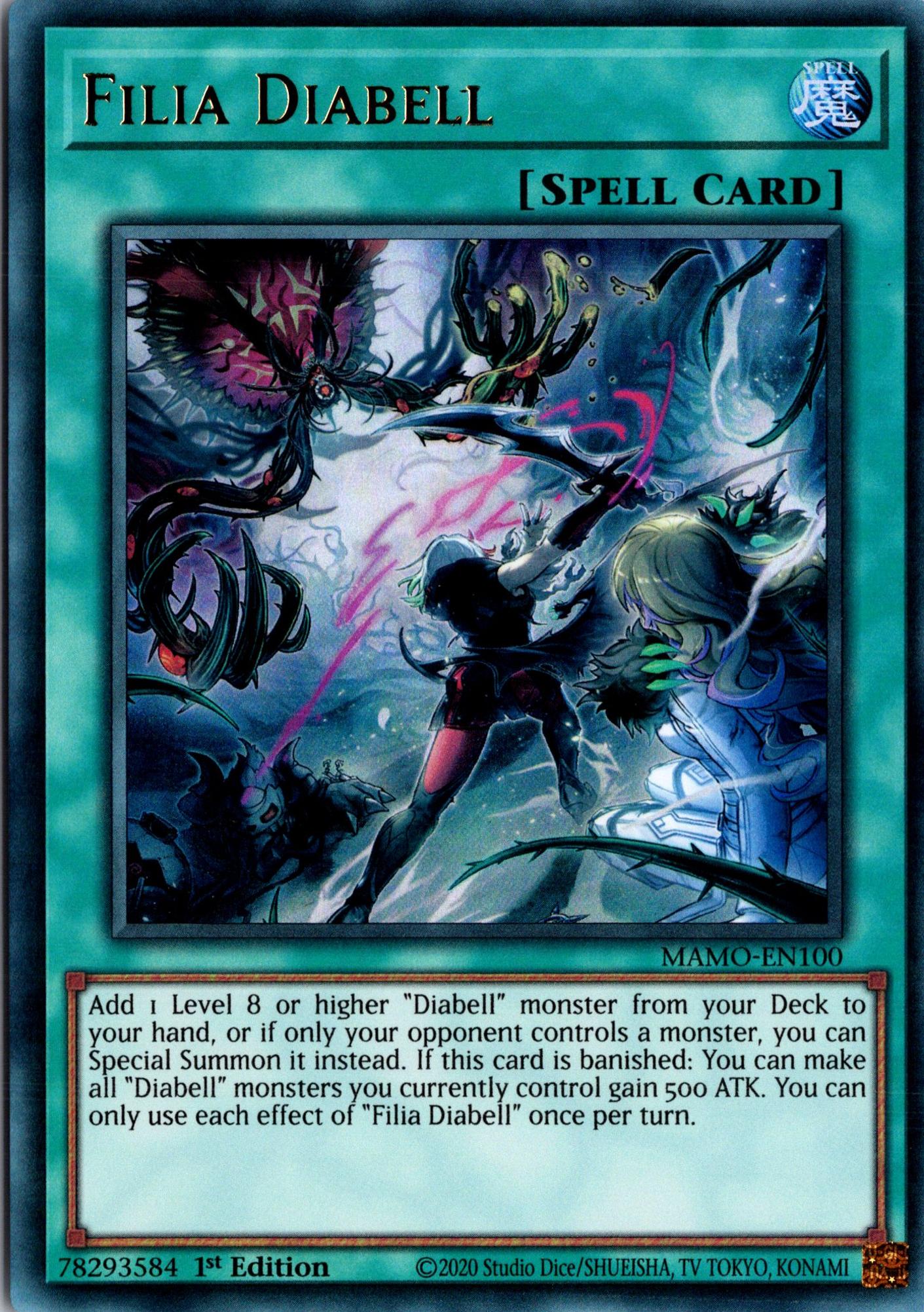 Filia Diabell - MAMO-EN100 - 1st Edition - Ultra Rare