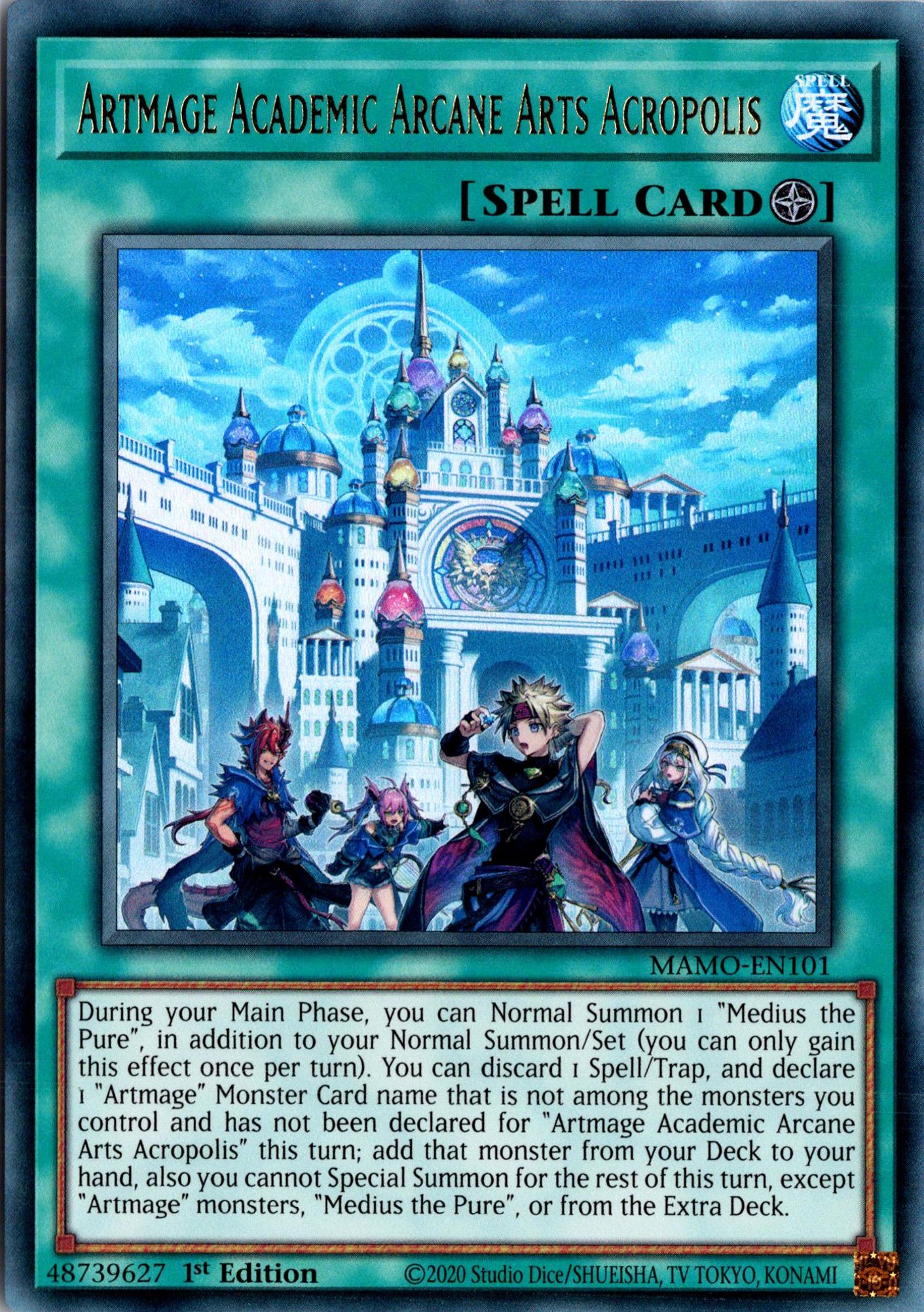 Artmage Academic Arcane Arts Acropolis - MAMO-EN101 - 1st Edition - Ultra Rare