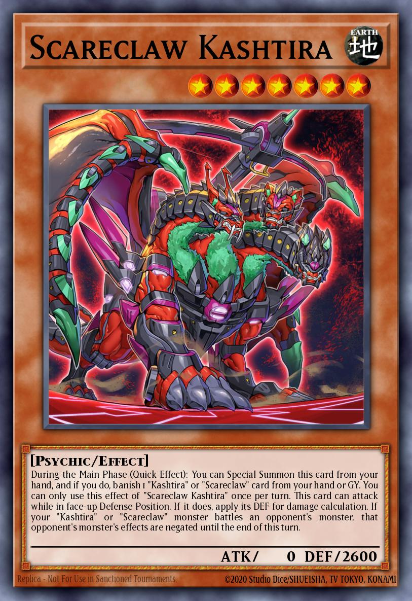 Scareclaw Kashtira - MP24-EN168 - 1st Edition - Ultra Rare