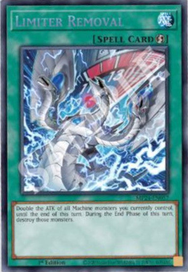 Limiter Removal (alternate art) - MP24-EN057 - 1st Edition - Prismatic Secret Rare