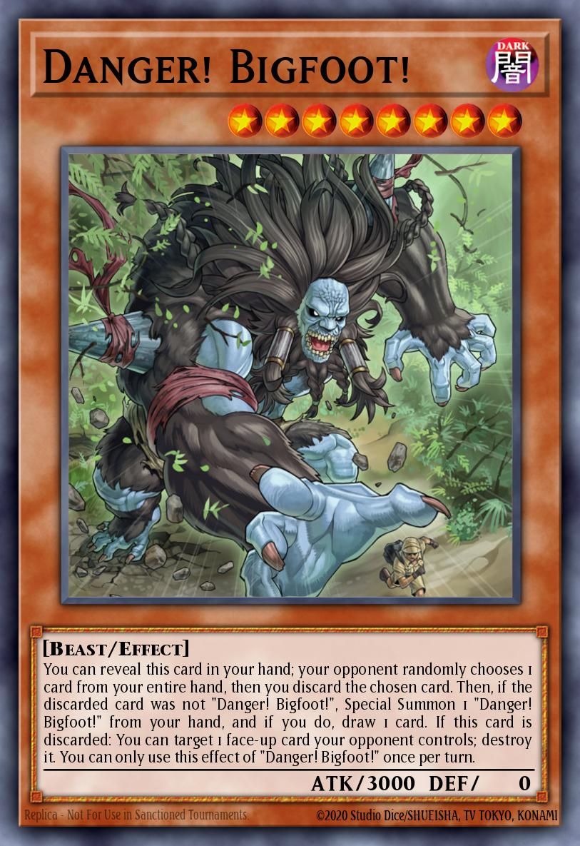 Danger! Bigfoot! - MP25-EN140 - 1st Edition - Prismatic Secret Rare
