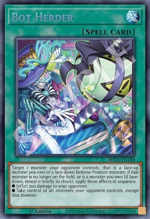 Bot Herder - MP25-EN149 - 1st Edition - Prismatic Secret Rare