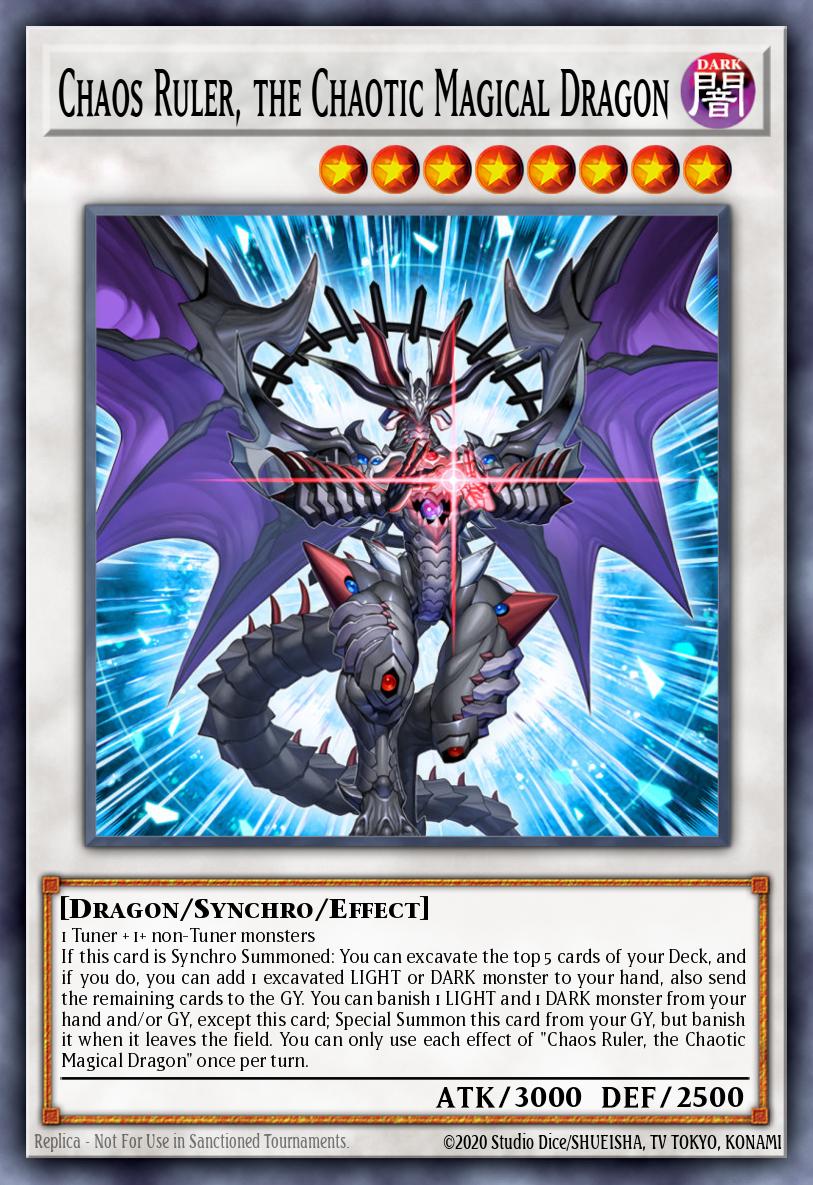 Chaos Ruler, the Chaotic Magical Dragon - MP25-EN150 - 1st Edition - Prismatic Secret Rare