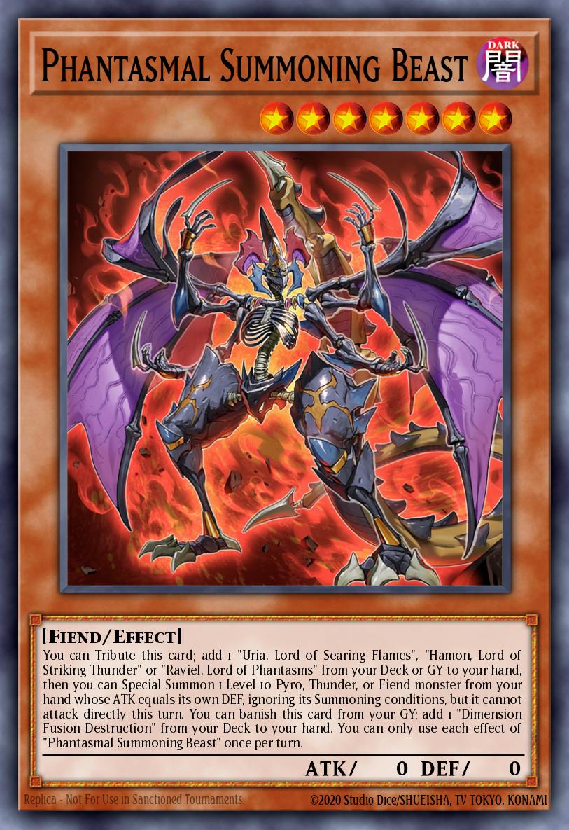 Phantasmal Summoning Beast - MP25-EN156 - 1st Edition - Ultra Rare