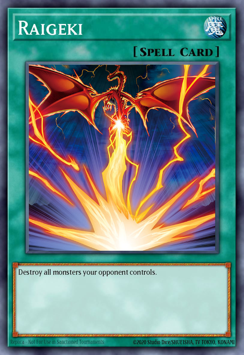 Raigeki (Slifer the Sky Dragon Art) - MP25-EN015 - 1st Edition - Starlight Rare