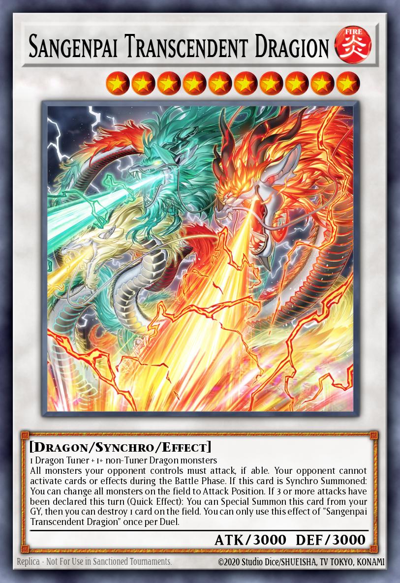 Sangenpai Transcendent Dragion - MP25-EN191 - 1st Edition - Ultra Rare