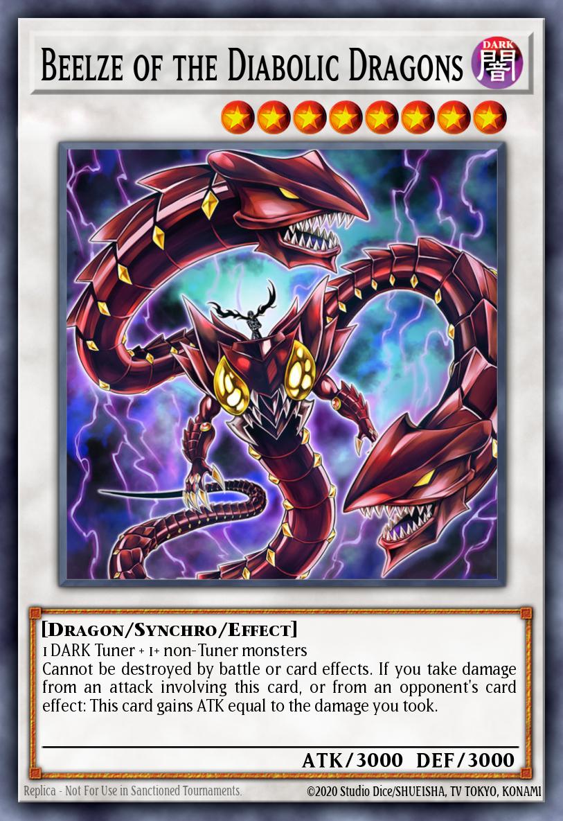 Beelze of the Diabolic Dragons - MP25-EN023 - 1st Edition - Starlight Rare