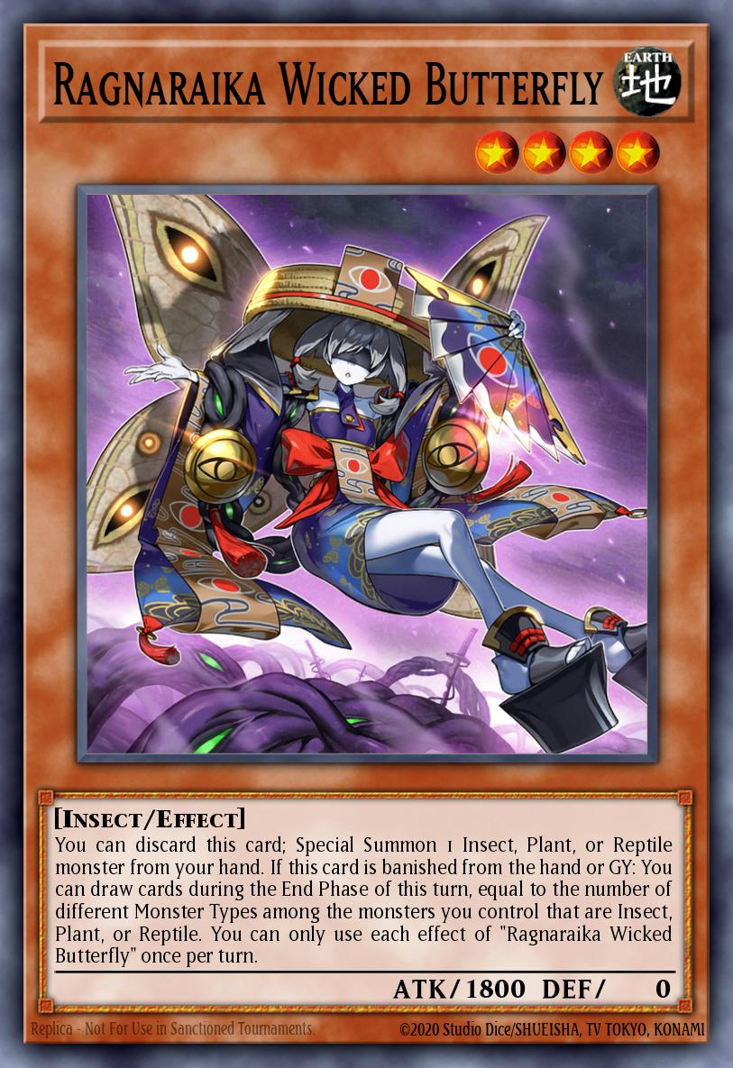 Ragnaraika Wicked Butterfly - MP25-EN382 - 1st Edition - Common