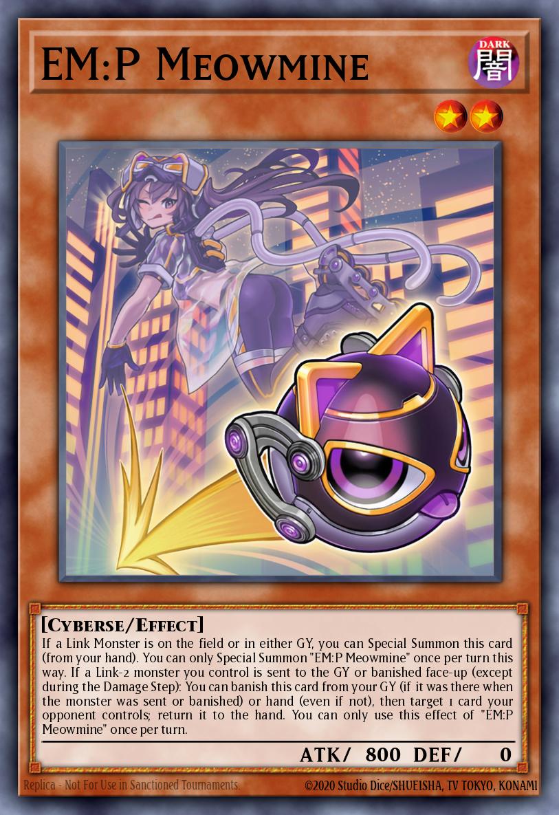 EM:P Meowmine - MP25-EN054 - 1st Edition - Prismatic Secret Rare