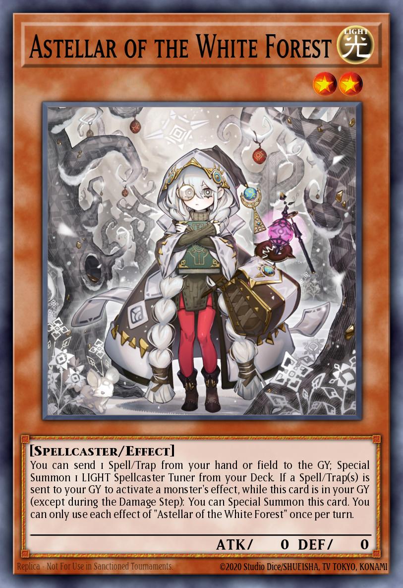 Astellar of the White Forest - MP25-EN079 - 1st Edition - Prismatic Secret Rare