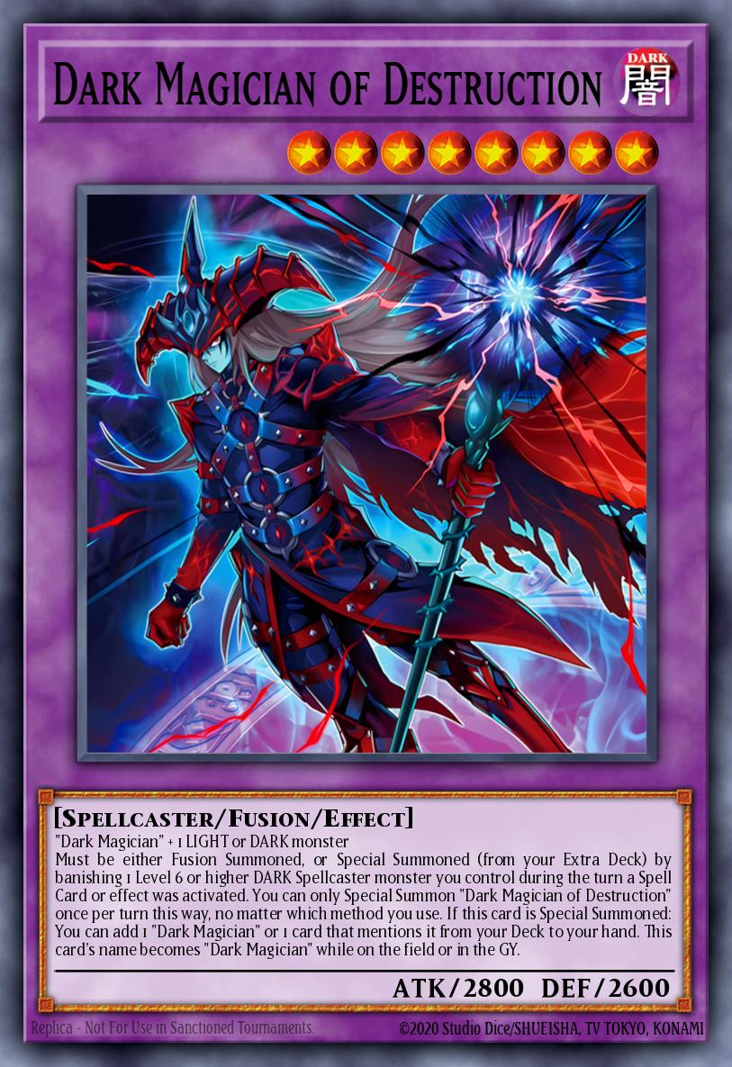 card destruction secret rare Dark Magician of Destruction - MZMU-EN011 - 1st Edition
