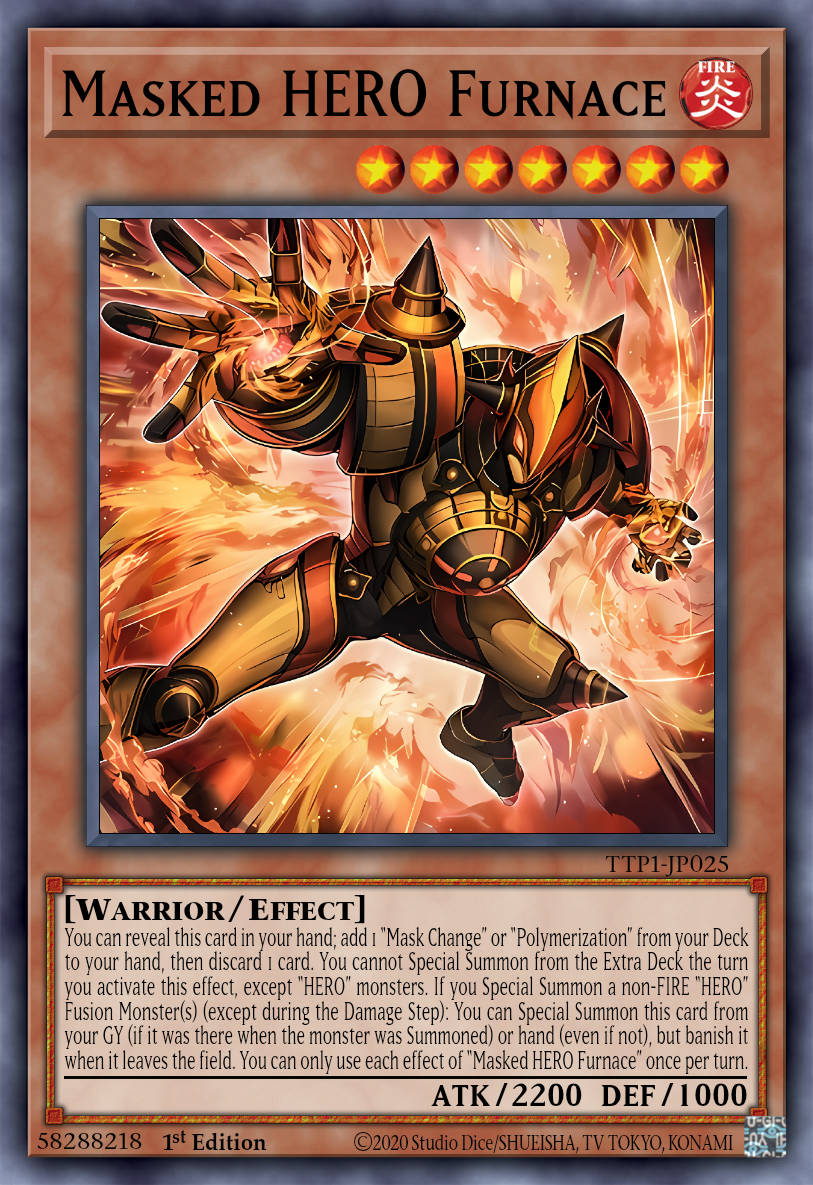 Masked HERO Furnace - MZMU-EN015 - 1st Edition - Super Rare