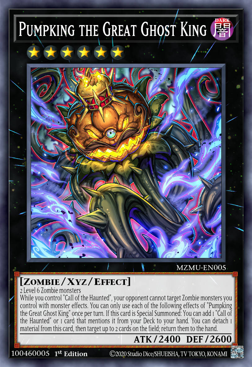 Pumpking the Great Ghost King - MZMU-EN005 - 1st Edition - Ultra Rare