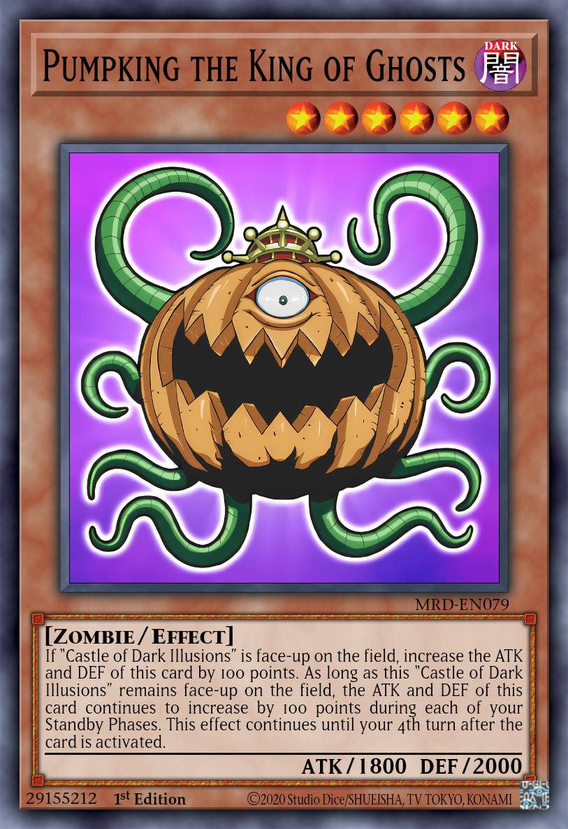 Pumpking the King of Ghosts (Chibi Artwork) - MZMU-EN061 - 1st Edition - Secret Rare