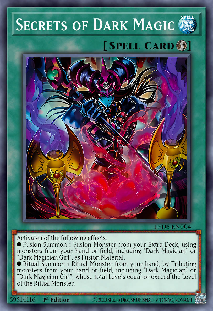 Secrets of Dark Magic (Alternate Artwork) - MZMU-EN069 - 1st Edition - Ultra Rare