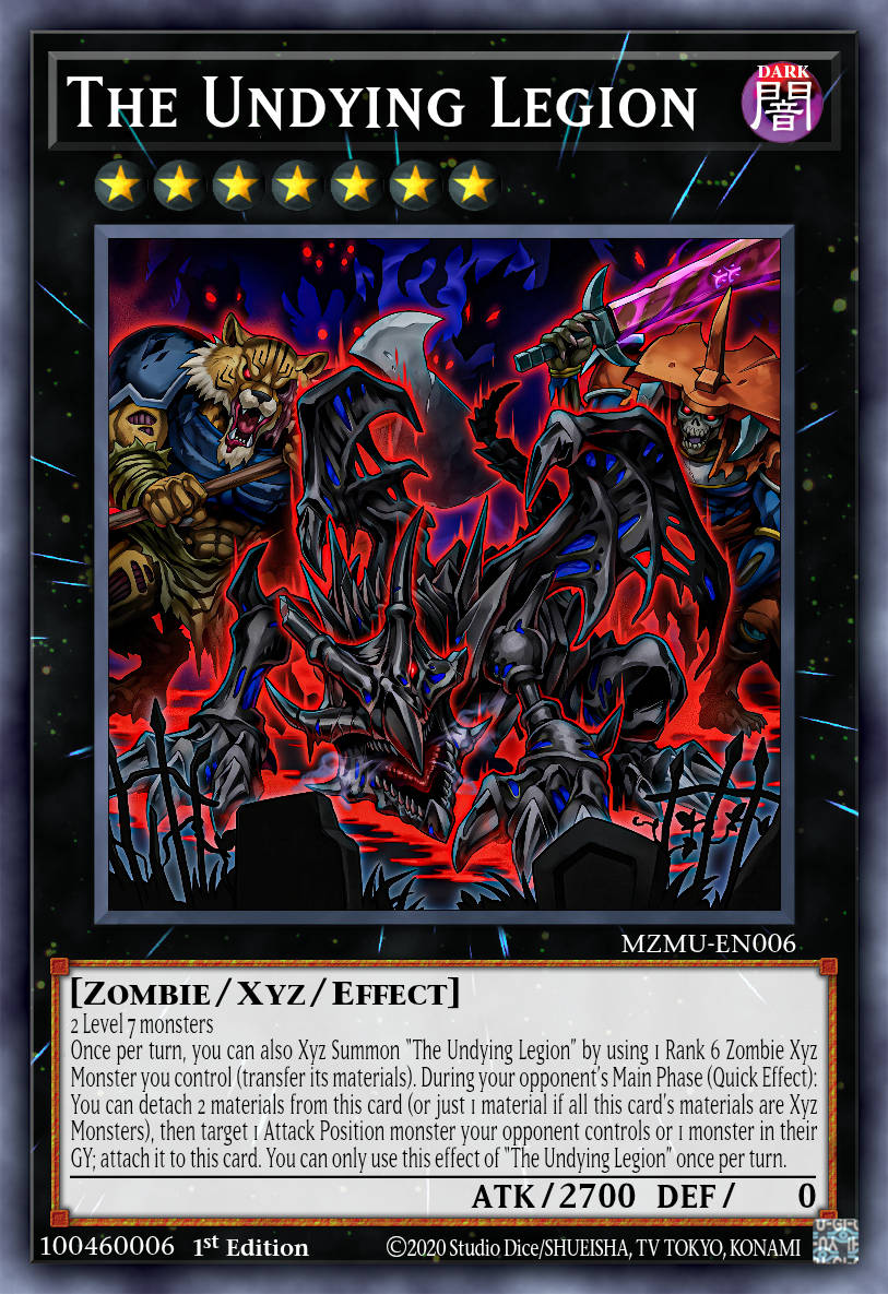 The Undying Legion - MZMU-EN006 - 1st Edition - Ultra Rare