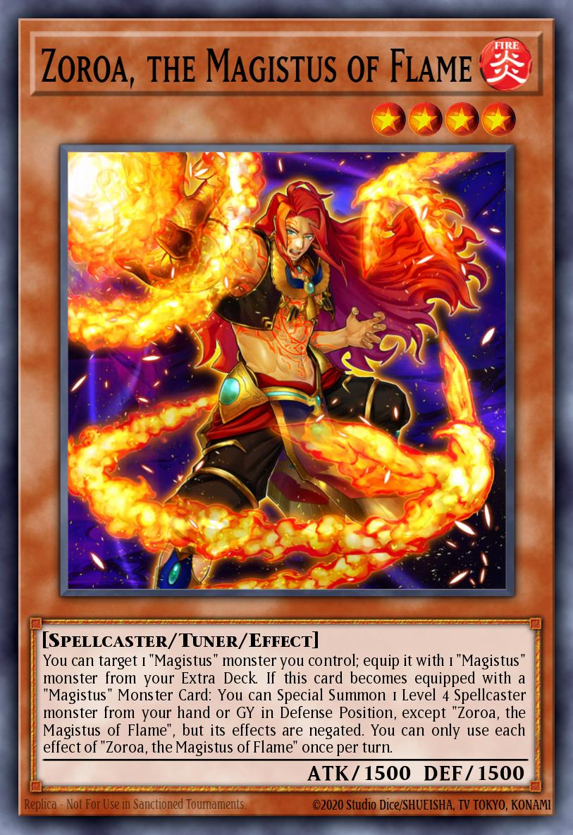 Zoroa, the Magistus of Flame - MZMU-EN094 - 1st Edition - Rare
