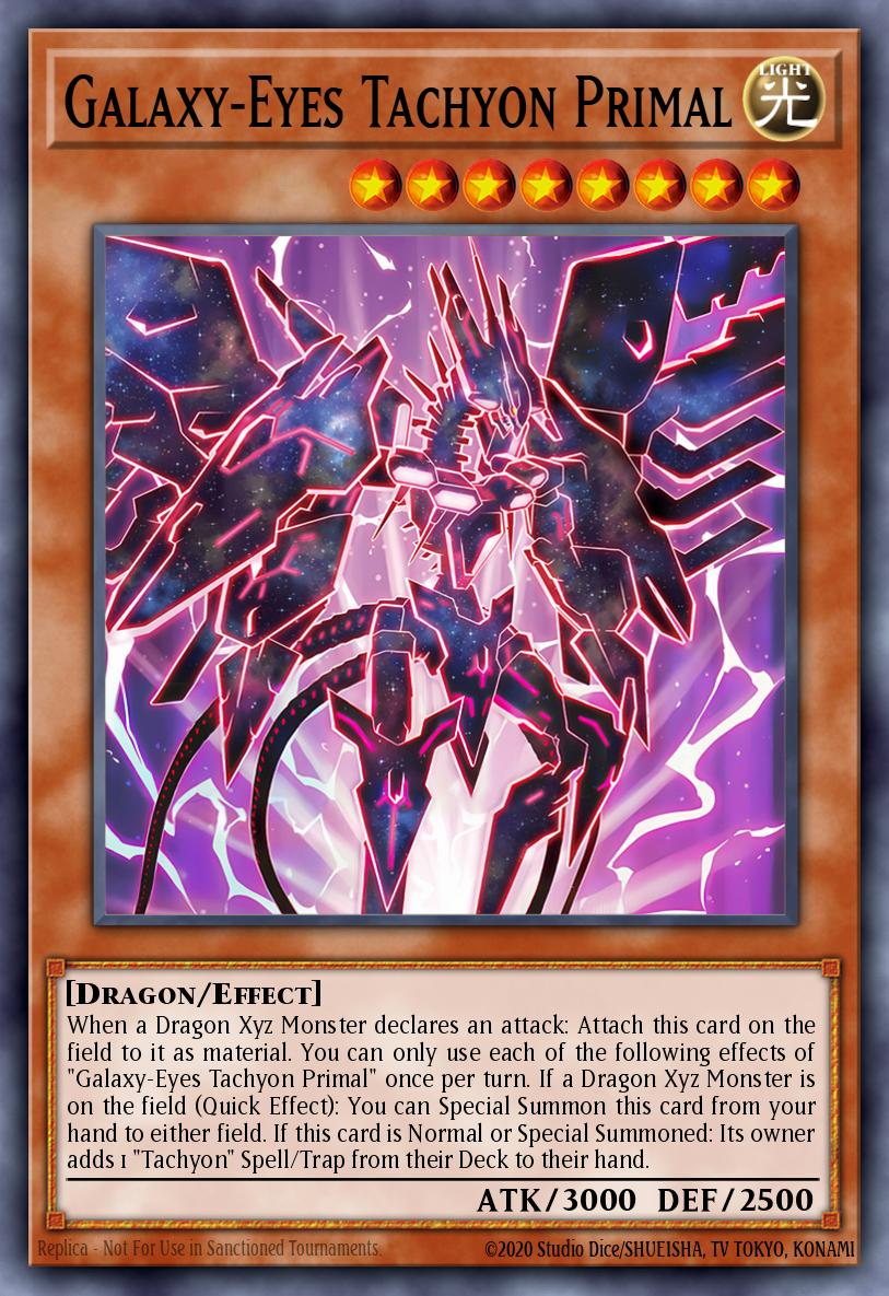 Galaxy-Eyes Tachyon Primal - MZTM-EN011 - 1st Edition - Secret Rare