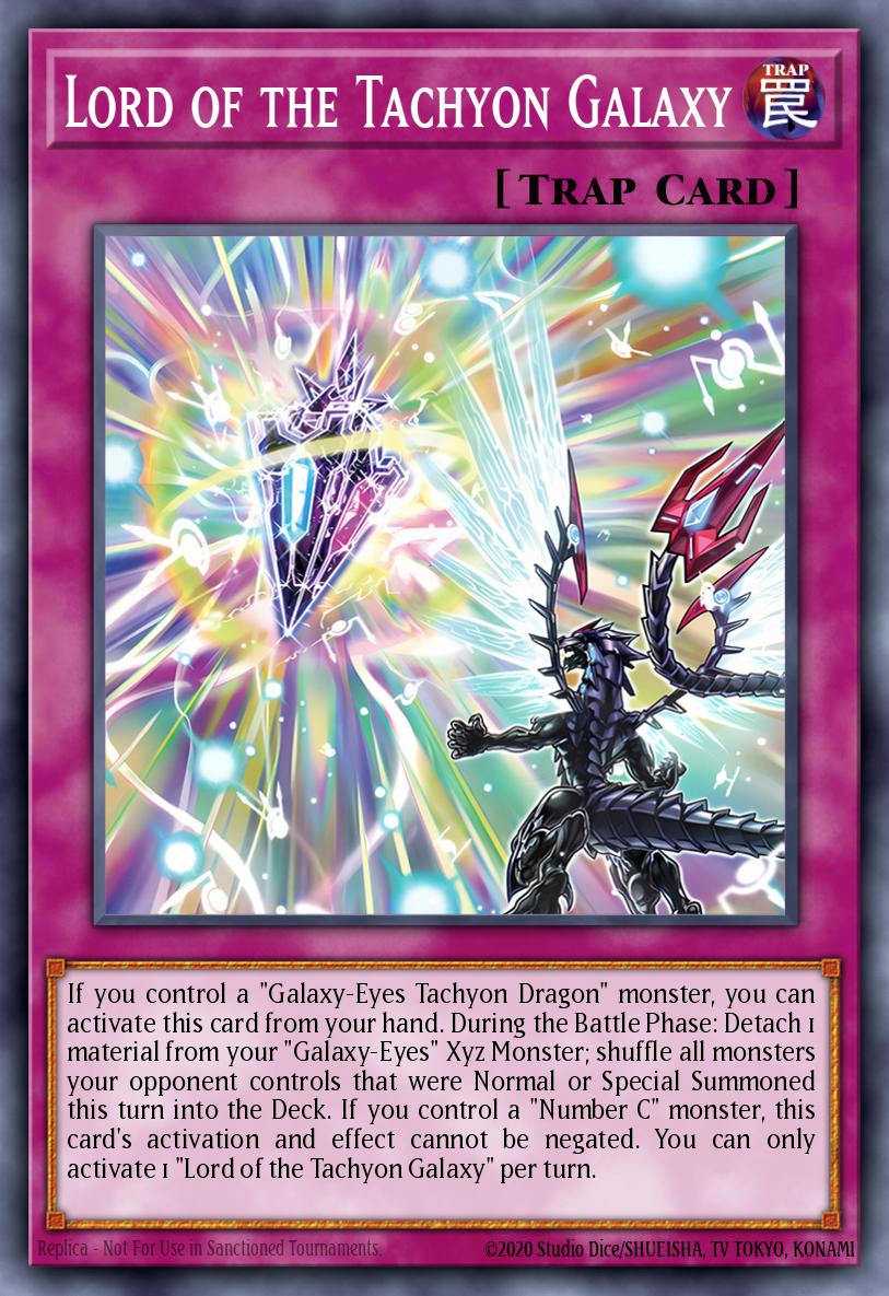 Lord of the Tachyon Galaxy - MZTM-EN017 - 1st Edition - Rare