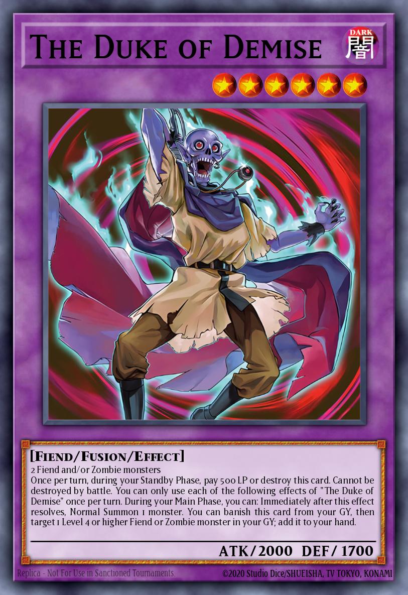 The Duke of Demise - MZTM-EN033 - 1st Edition - Ultra Rare