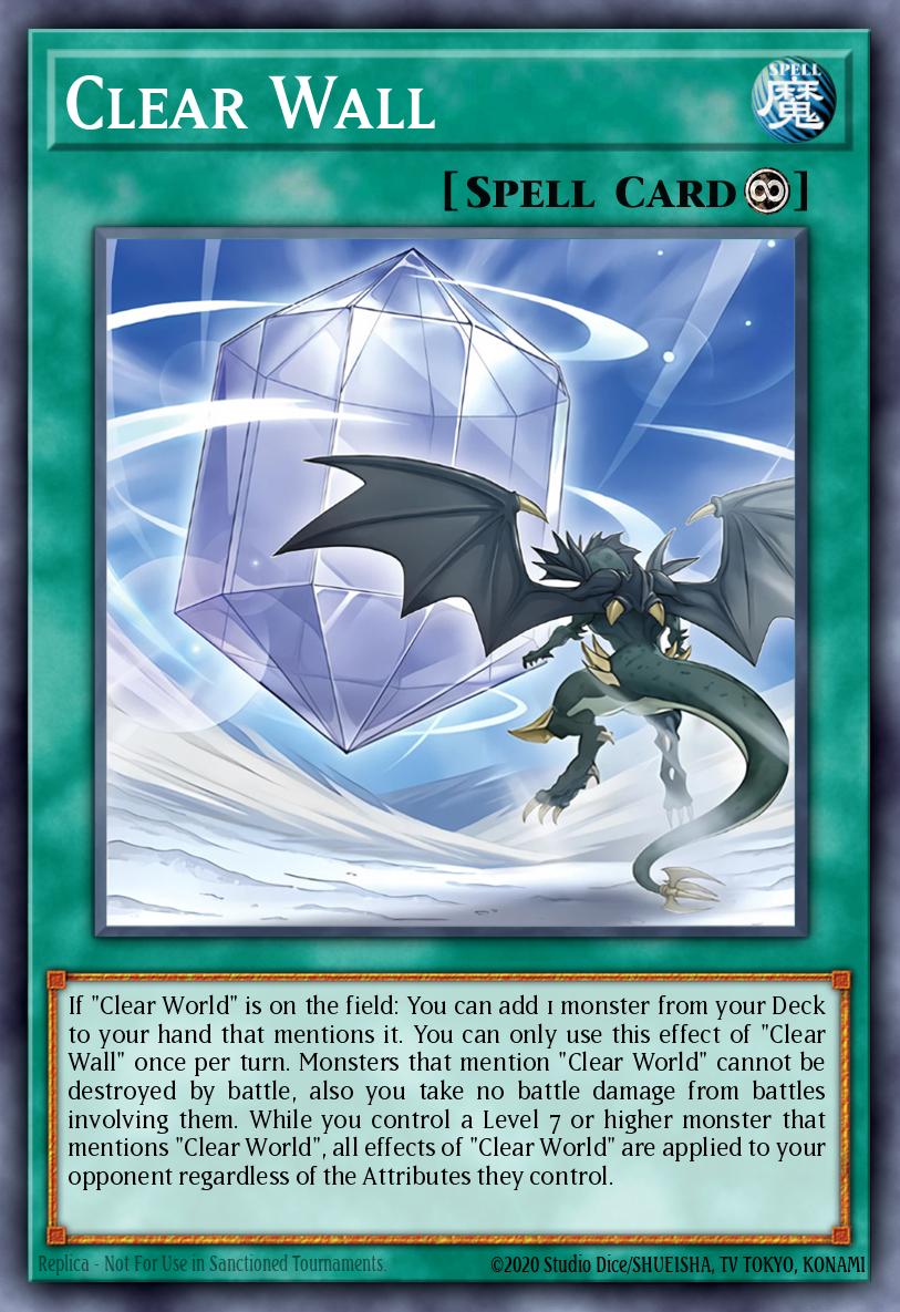 Clear Wall - MZTM-EN041 - 1st Edition - Super Rare