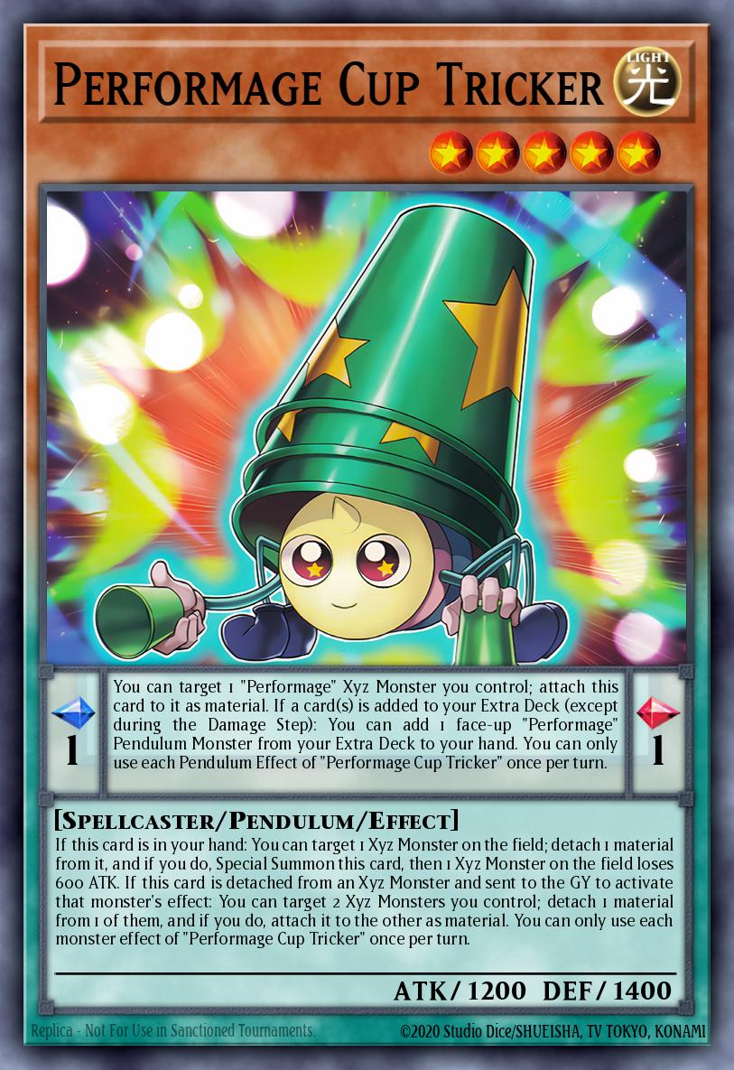 Performage Cup Tricker - MZTM-EN052 - 1st Edition - Rare
