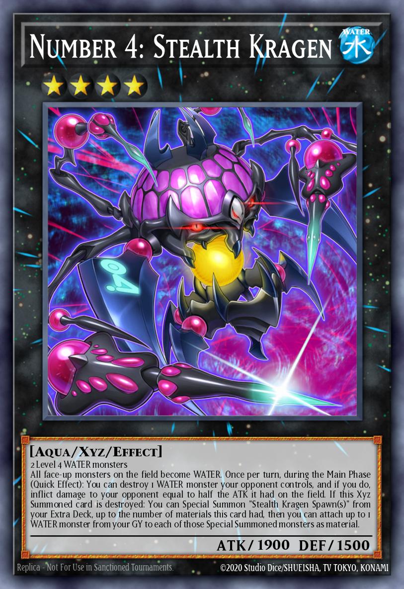 Number 4: Stealth Kragen - MZTM-EN095 - 1st Edition - Rare