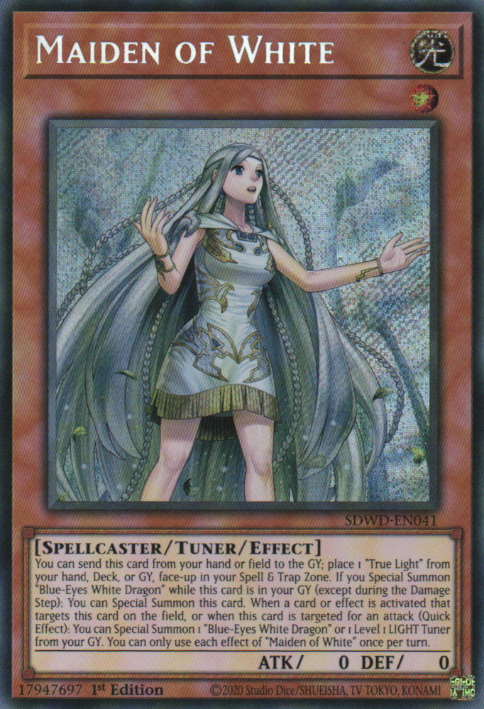 Maiden of White - SDWD-EN041 - 1st Edition - Secret Rare