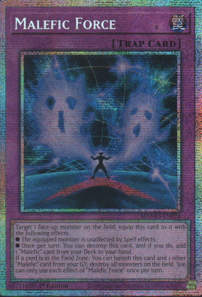 Malefic Force - MAMO-EN024 - 1st Edition - Starlight Rare