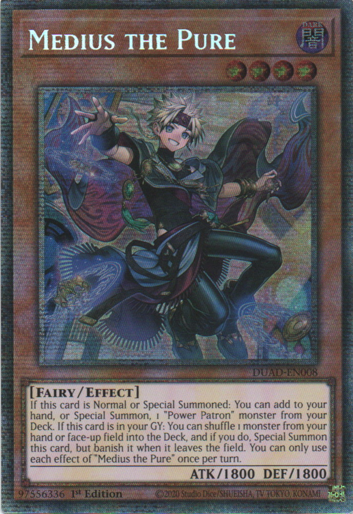 Medius the Pure - DUAD-EN008 - 1st Edition - Starlight Rare